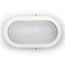 Φωτιστικό Χελώνα Επίτοιχο LED 10W 230V 800lm 4000K Λευκό Φως Ημέρας Polycarbonate Λευκό IP64 21-1701010